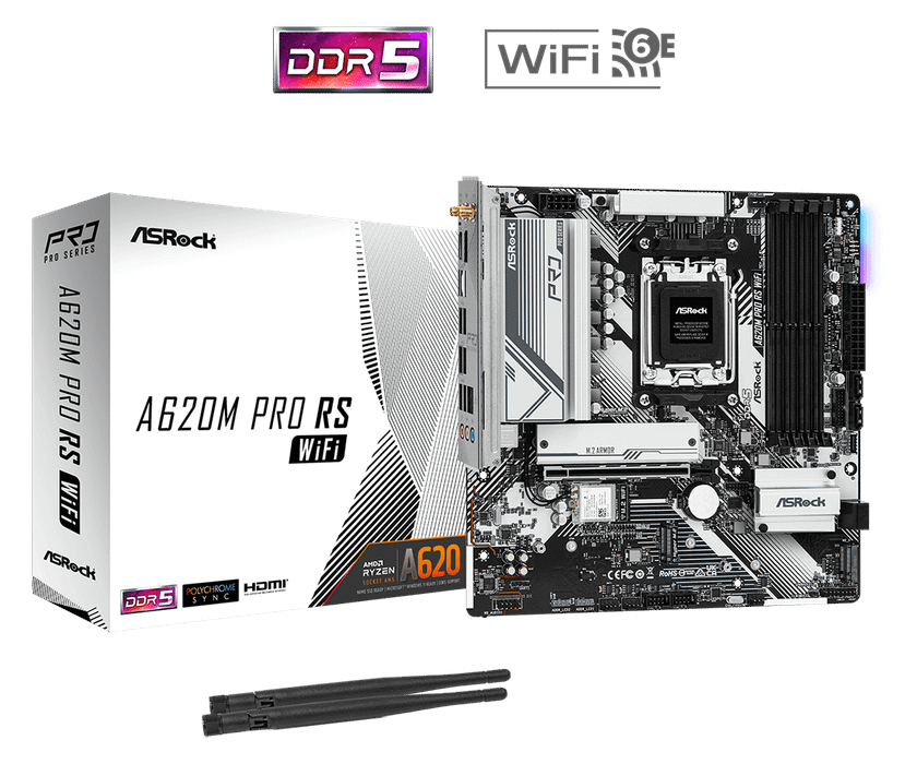 ASRock A620M Pro RS WiFi